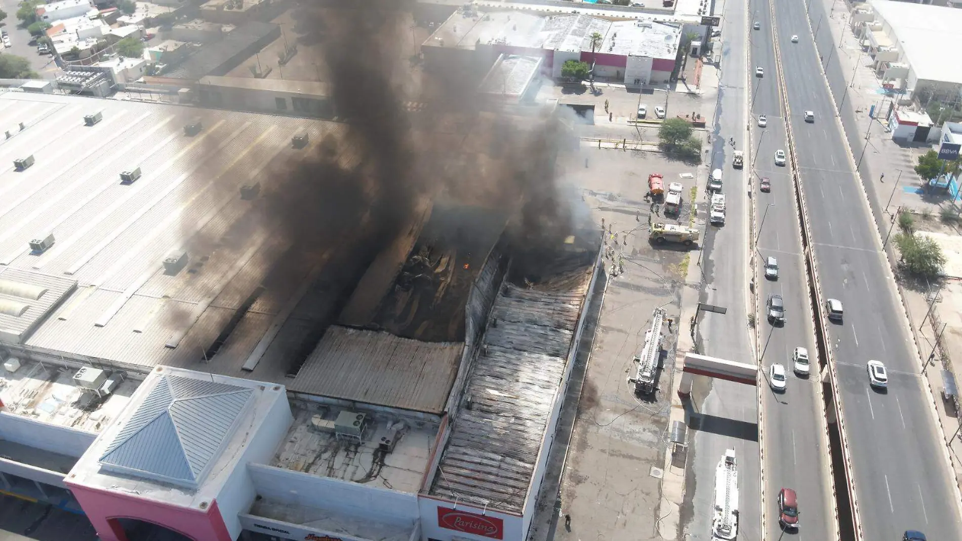 Incendio en la Parisina